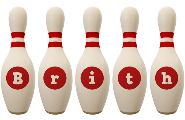Brith bowling-pin logo