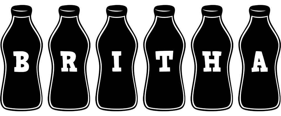 Britha bottle logo