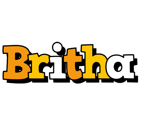 Britha cartoon logo