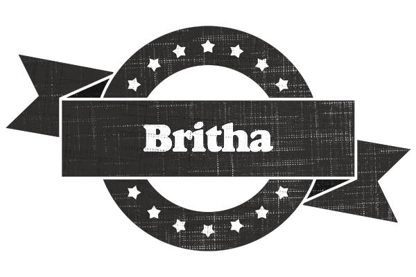 Britha grunge logo