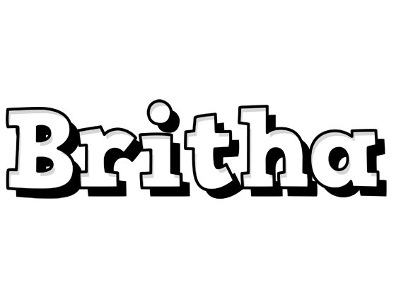 Britha snowing logo