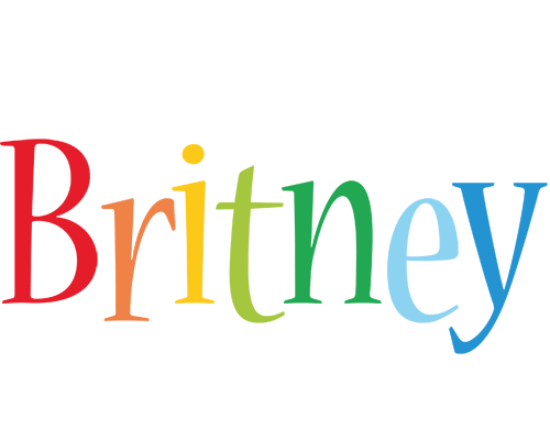 Britney birthday logo