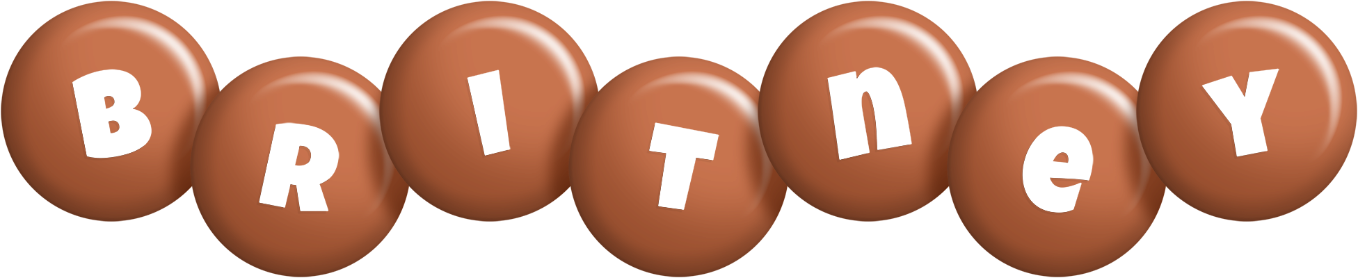 Britney candy-brown logo