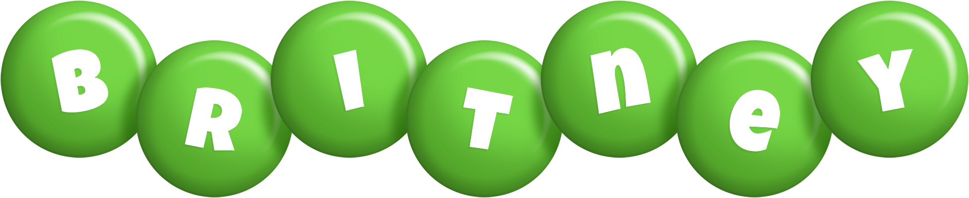 Britney candy-green logo