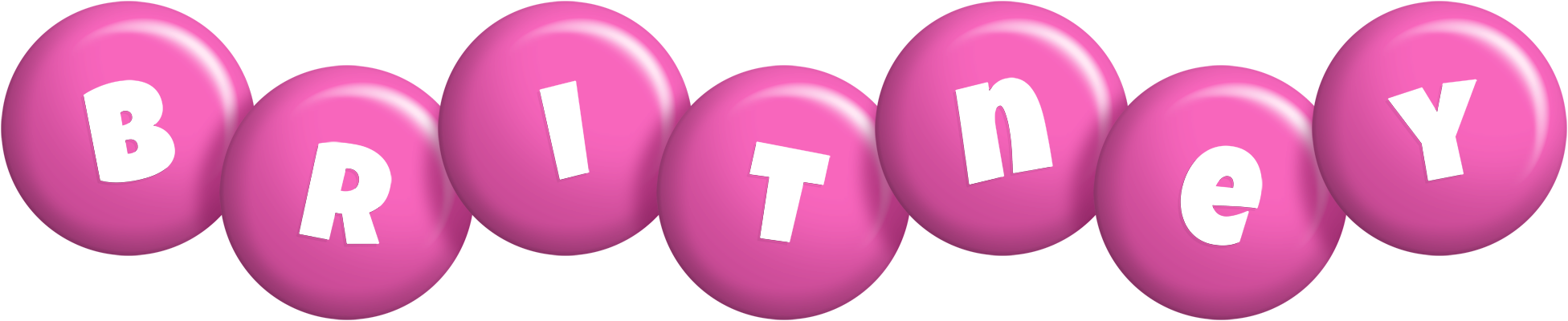 Britney candy-pink logo