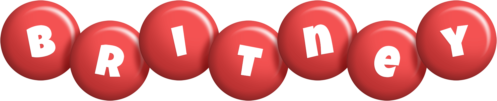 Britney candy-red logo