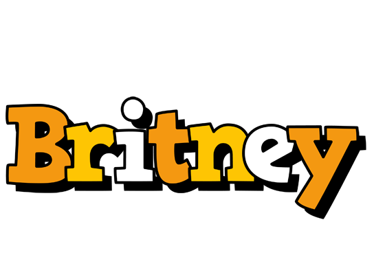 Britney cartoon logo