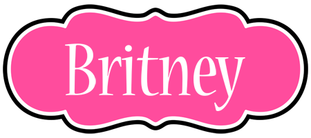 Britney invitation logo