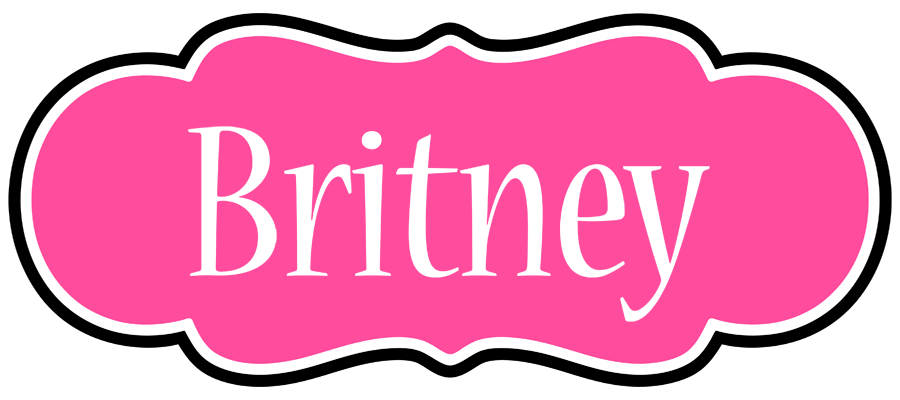 Britney invitation logo
