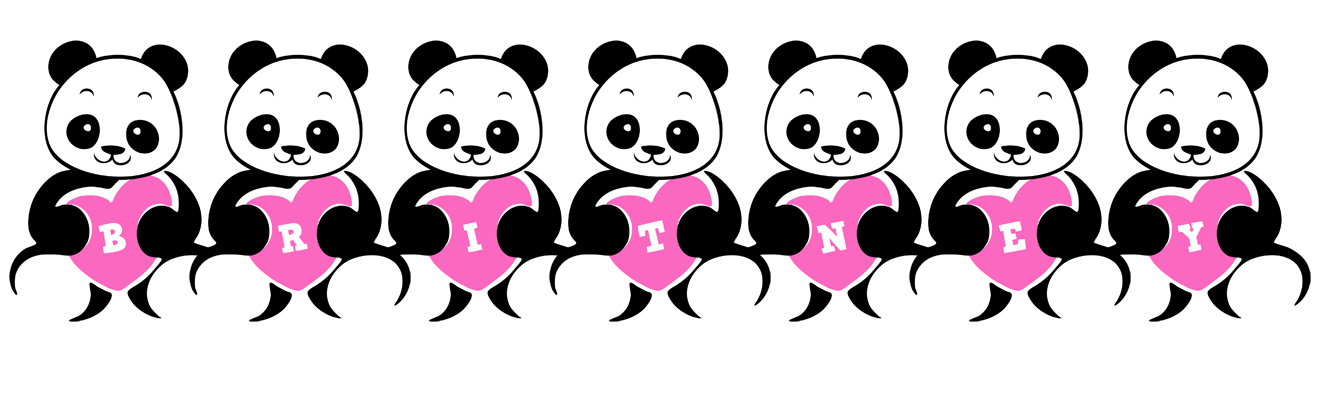 Britney love-panda logo