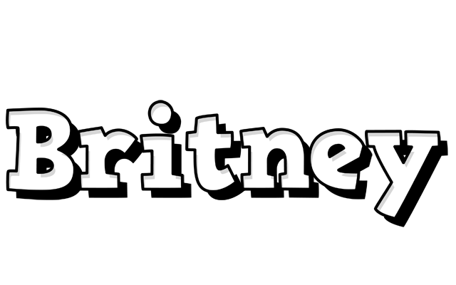 Britney snowing logo