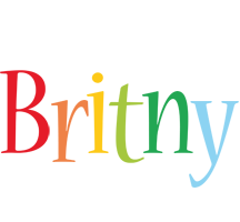 Britny birthday logo