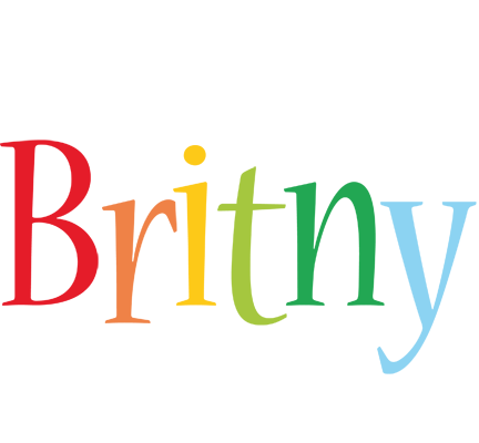 Britny birthday logo