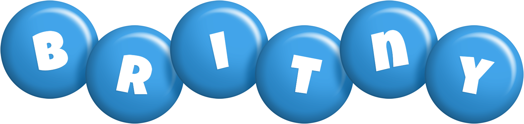 Britny candy-blue logo