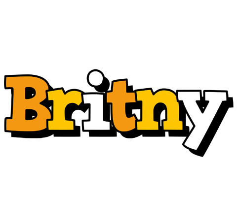 Britny cartoon logo