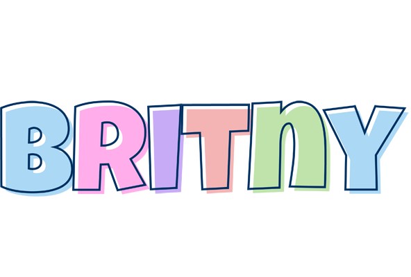 Britny pastel logo