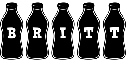 Britt bottle logo