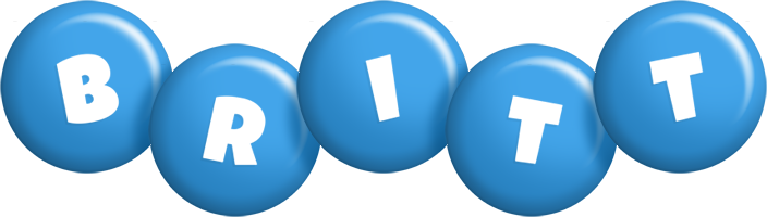 Britt candy-blue logo