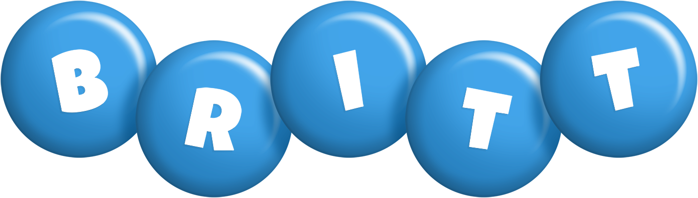 Britt candy-blue logo