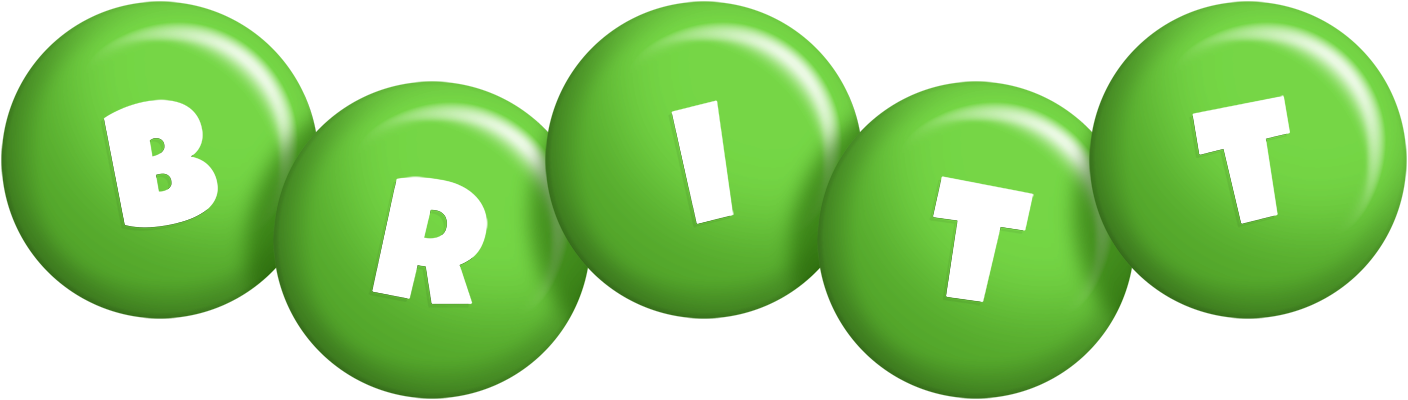 Britt candy-green logo