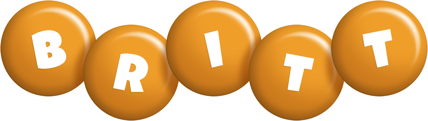 Britt candy-orange logo