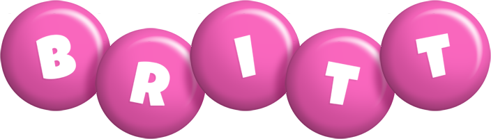 Britt candy-pink logo