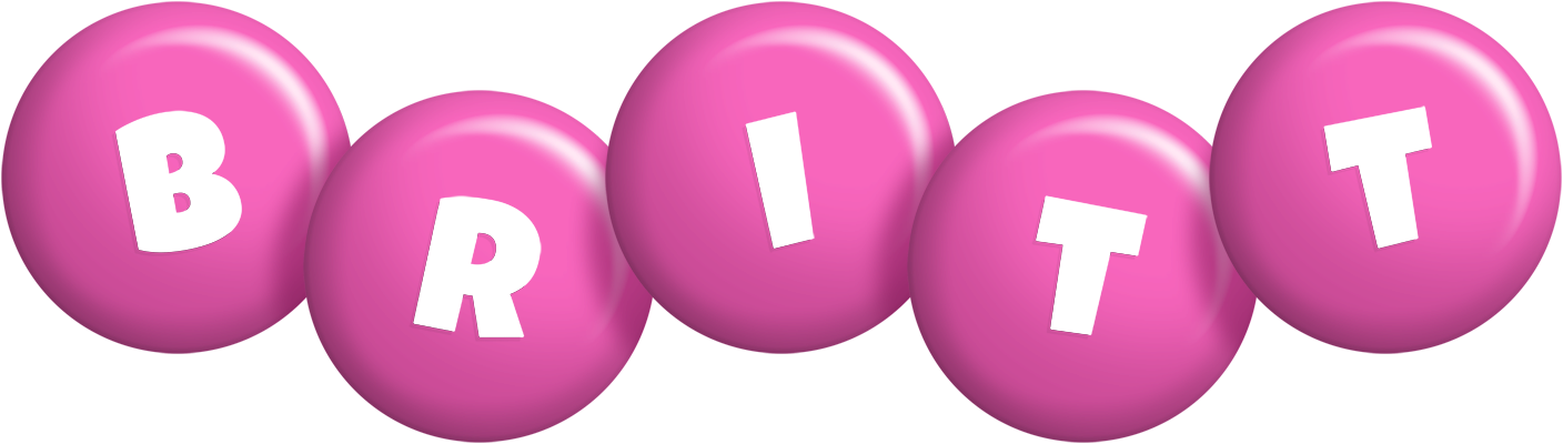 Britt candy-pink logo
