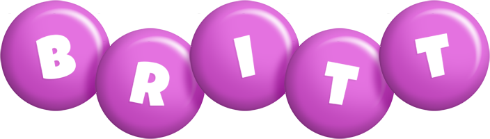 Britt candy-purple logo