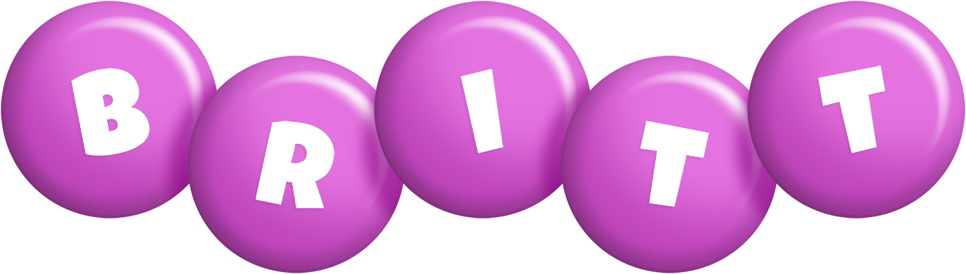 Britt candy-purple logo