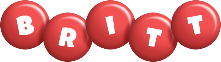 Britt candy-red logo