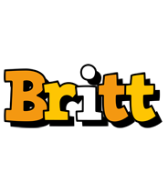 Britt cartoon logo