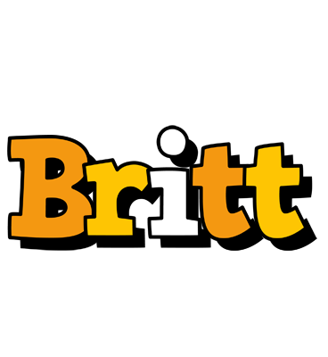 Britt cartoon logo