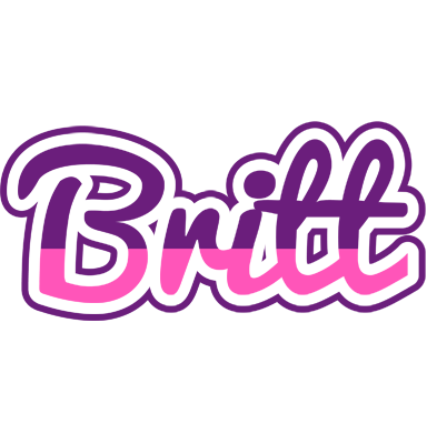 Britt cheerful logo