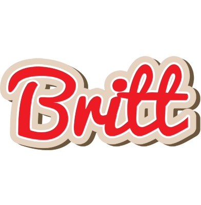 Britt chocolate logo