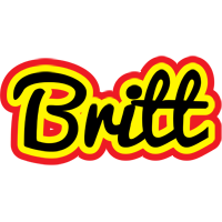 Britt flaming logo