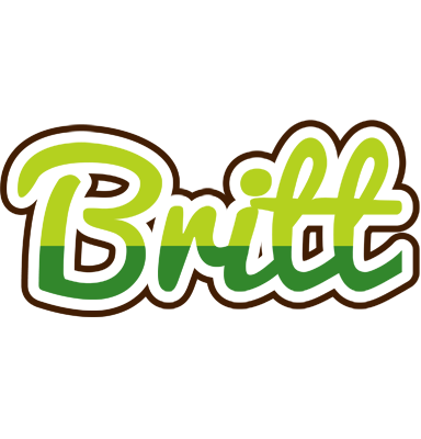 Britt golfing logo