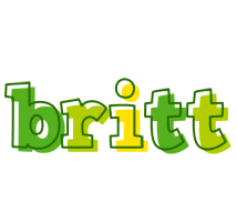 Britt juice logo