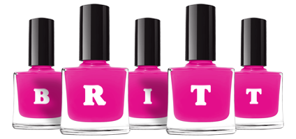 Britt nails logo