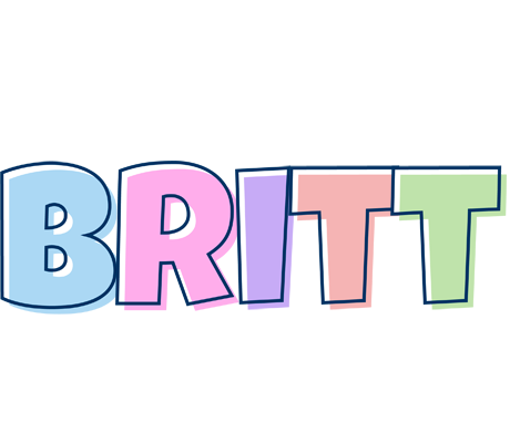 Britt pastel logo