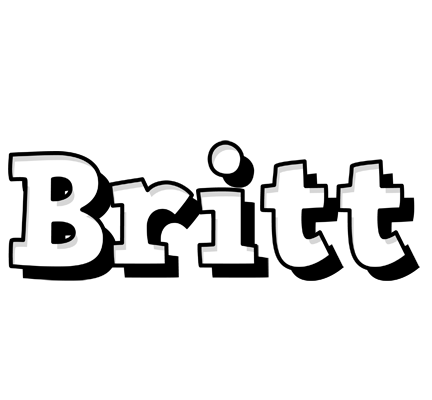 Britt snowing logo