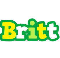 Britt soccer logo