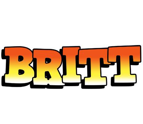 Britt sunset logo