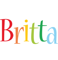 Britta birthday logo