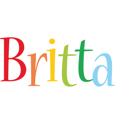 Britta birthday logo