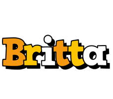 Britta cartoon logo