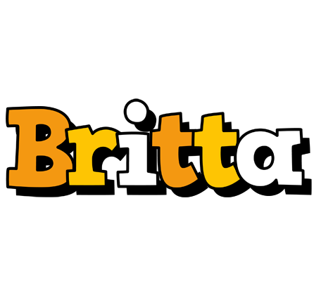 Britta cartoon logo