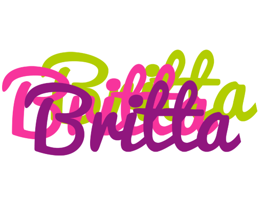 Britta flowers logo