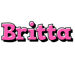 Britta girlish logo