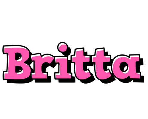 Britta girlish logo