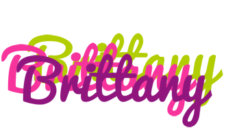 Brittany flowers logo